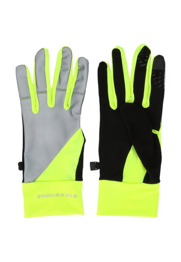 Endurance Handschuhe Mingus reflektierend neongelb/schwarz Herren